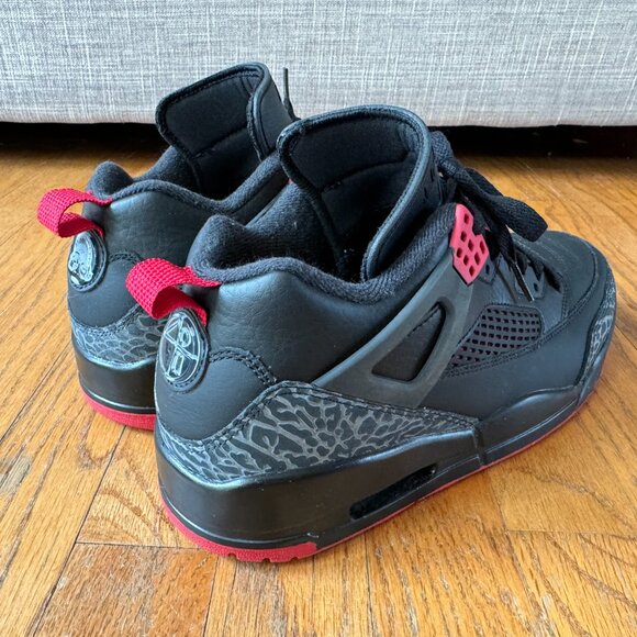 Nike Air Jordan Spizike Low Bred Black Gym Red Men's 10 - Picture 6 of 6